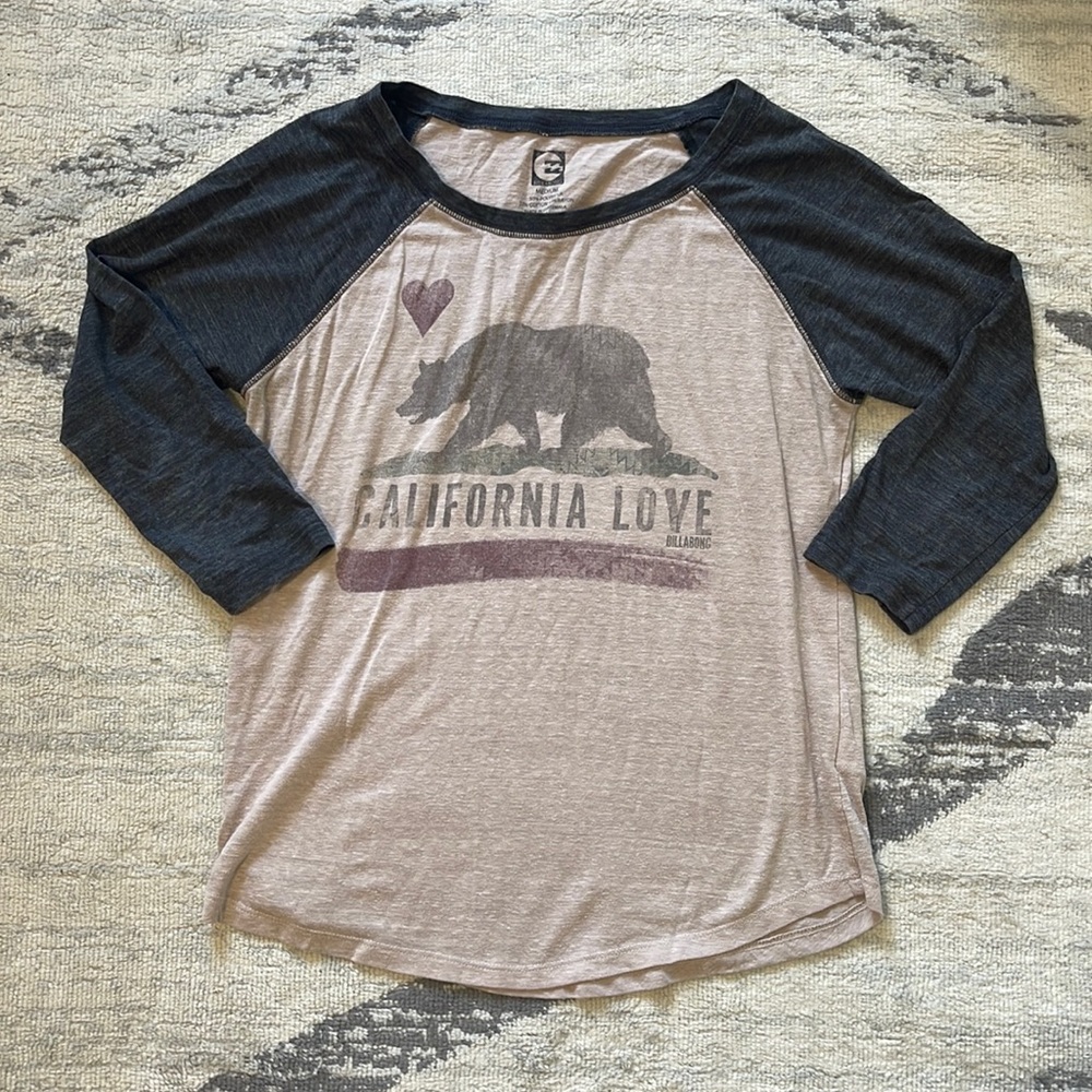 Billabong California Love 3/4 Sleeve T